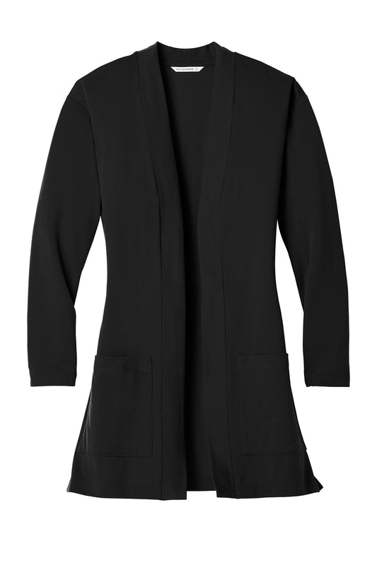 PORT AUTHORITY - BLACK LONG POCKET CARDIGAN