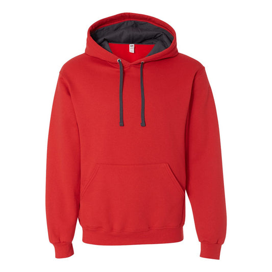 FRUIT OF LOOM - SOFSPUN BRICK HEATHER HOODIE