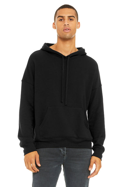 BELLA CANVAS -FLEECE PULLOVER HOODIE - BLACK