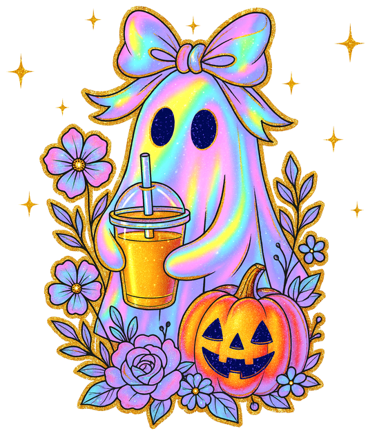 BOO - PUMPKIN AND COFFEE