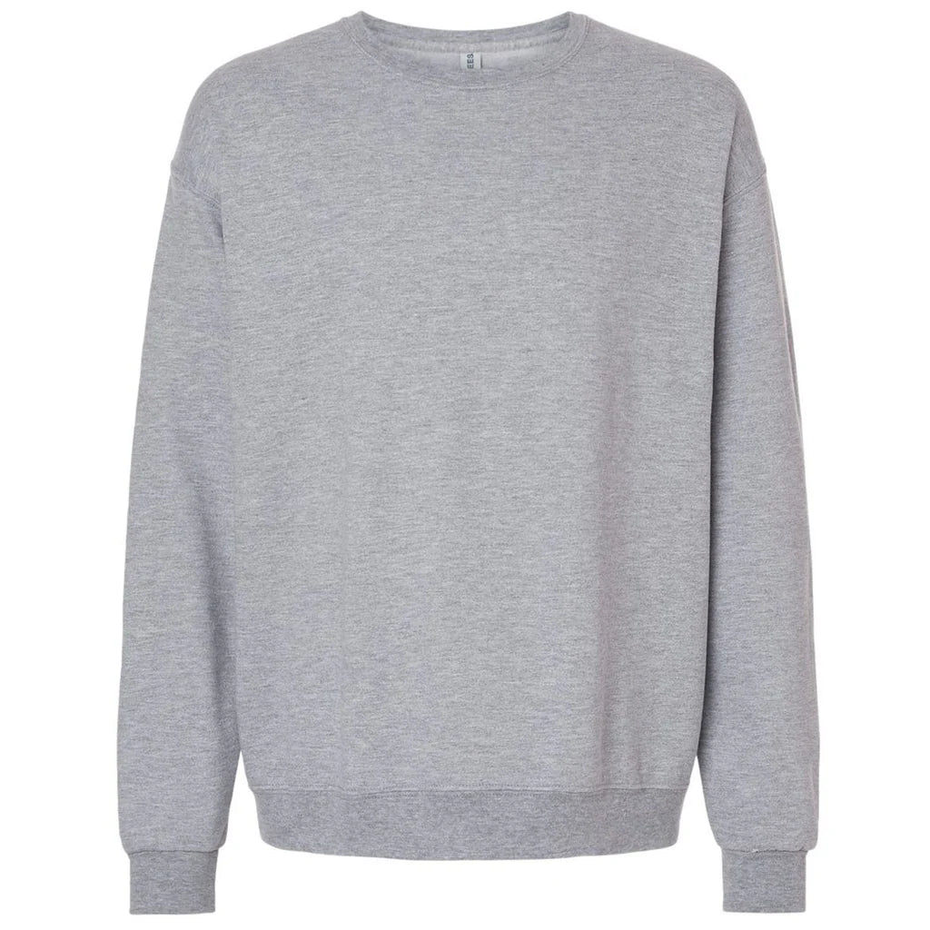 JERZEES- HEATHER GREY SWEATSHIRT
