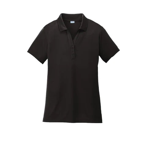 SPORT-TEK - BLACK WOMENS POLO