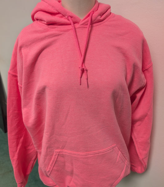 GILDAN - NEON PINK HOODIE