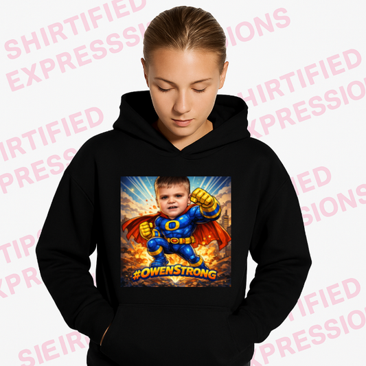 #OWENSTRONG FUNDRAISER ADULT HOODIE