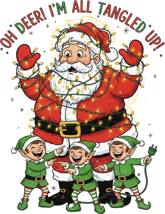 TANGLED UP SANTA