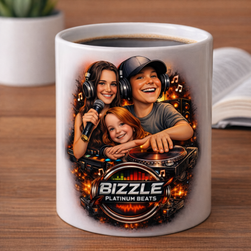 BIZZLE PLATINUM BEATS COFFEE MUG