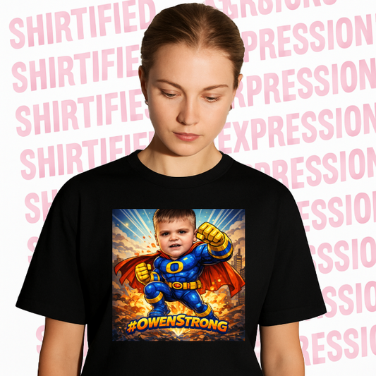 #OWENSTRONG FUNDRAISER ADULT T-SHIRT