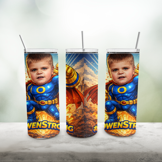#OWENSTRONG FUNDRAISER 20 OZ TUMBLER