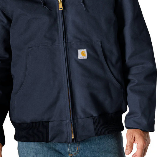 CARHARTT - DARK NAVY - JACKET WITH HOOD