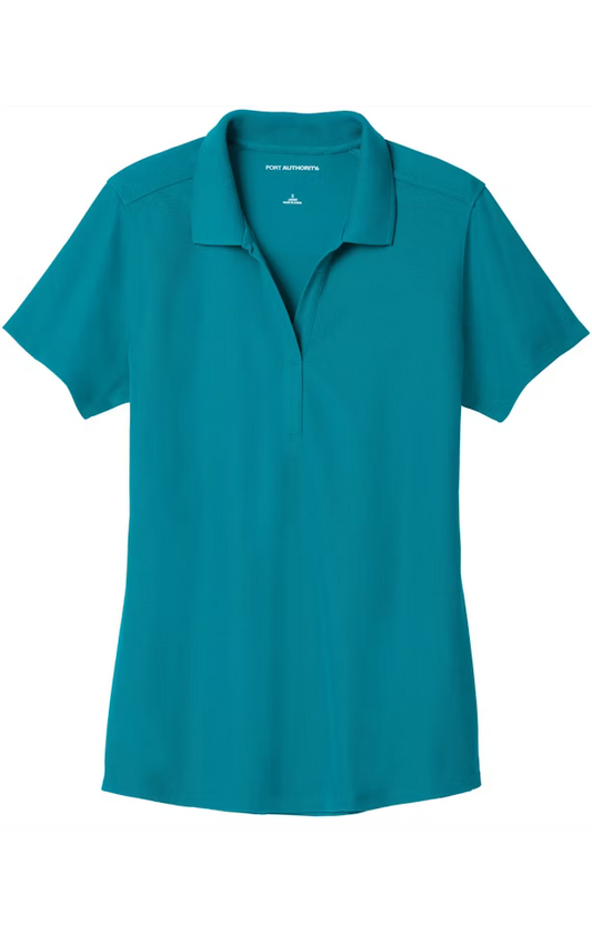 PORT AUTHORITY - TEAL LADIES POLO