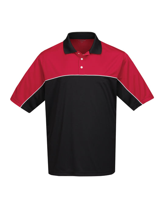TRI-MOUNTAIN-RED/BLACK POLO *