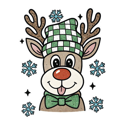 STOCKING HAT BOY REINDEER