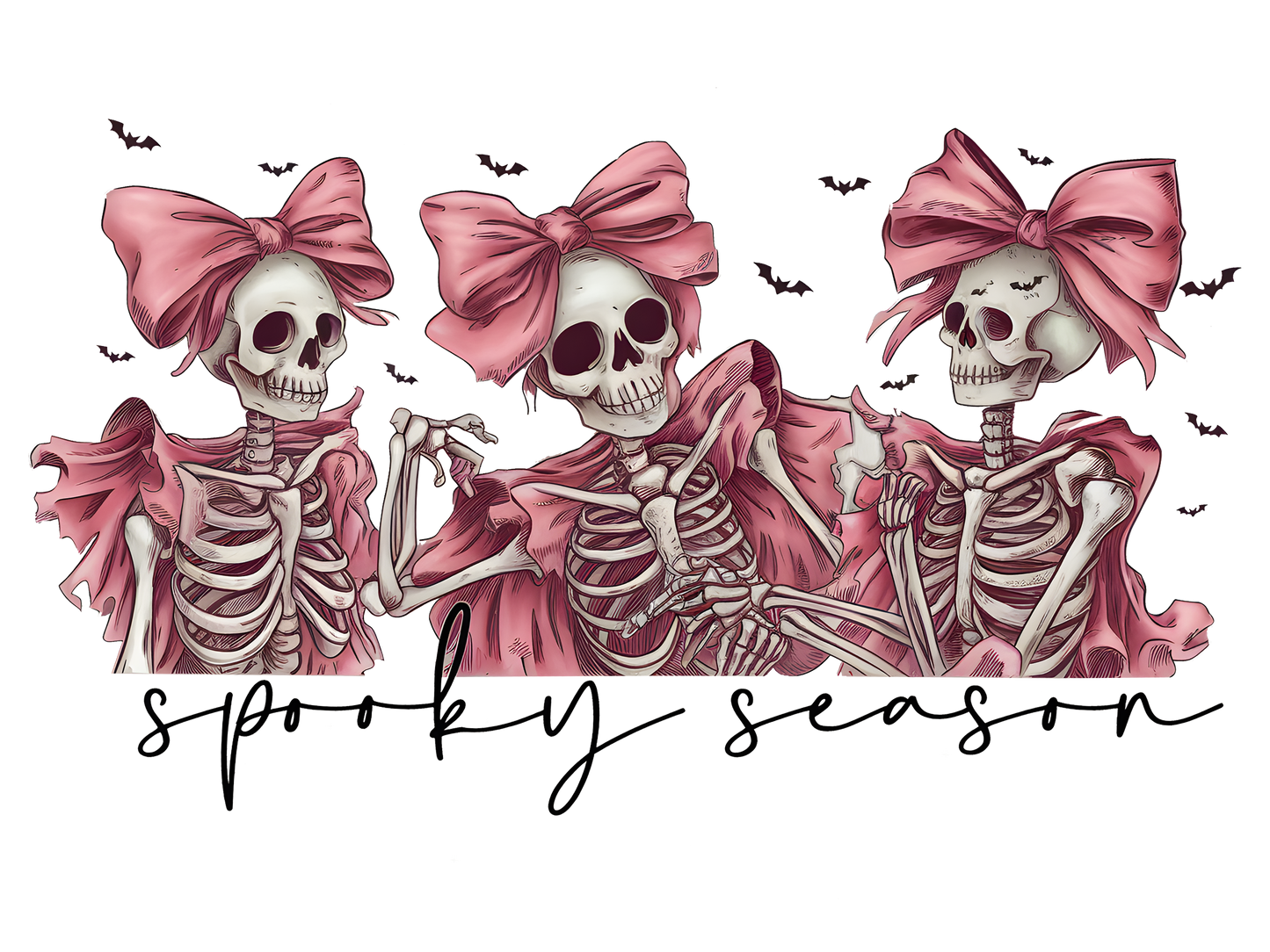 PINK BOW SKELETONS