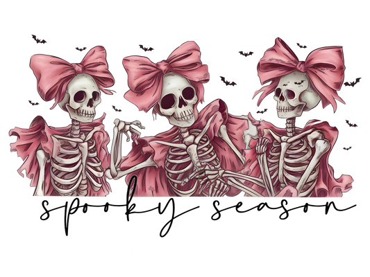 PINK BOW SKELETONS